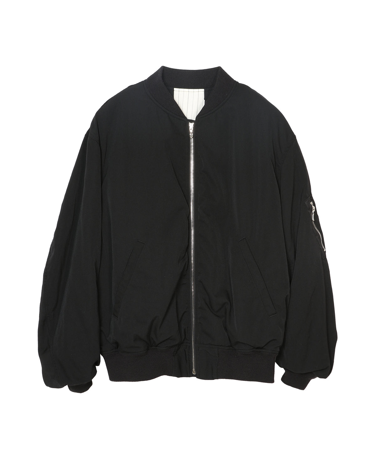 Fulled Wool Twill Flight Jacket