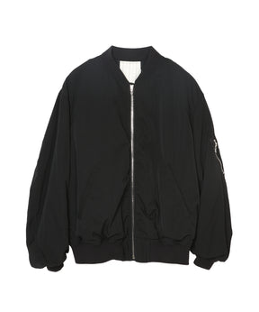 Fulled Wool Twill Flight Jacket