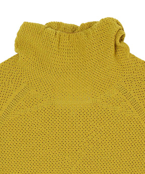 Perforated Wholegarment Knit Top