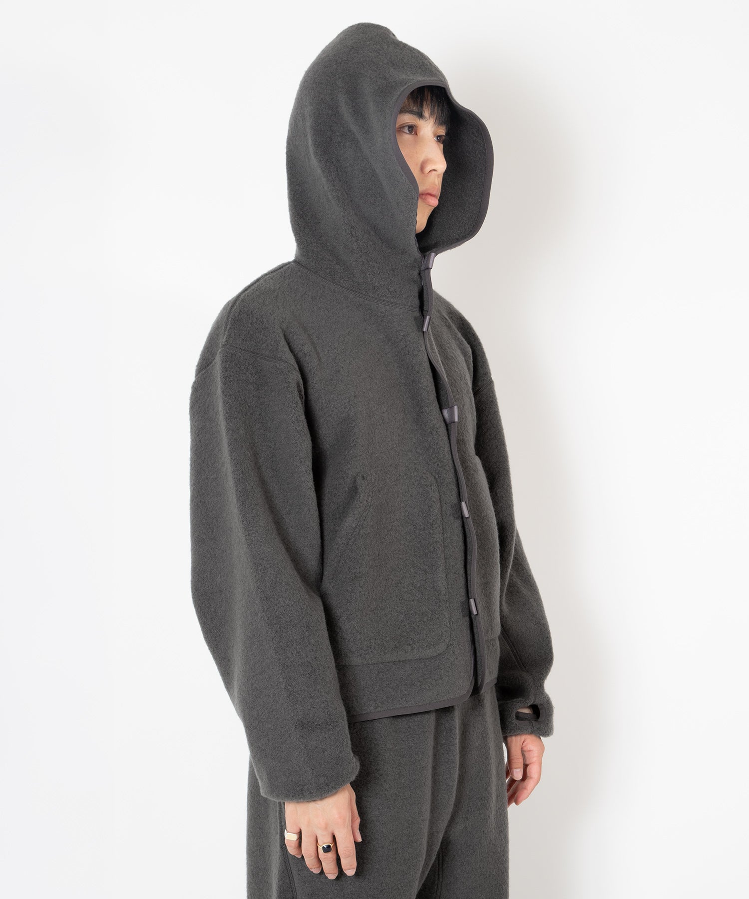 Wool Fleece Hoodie