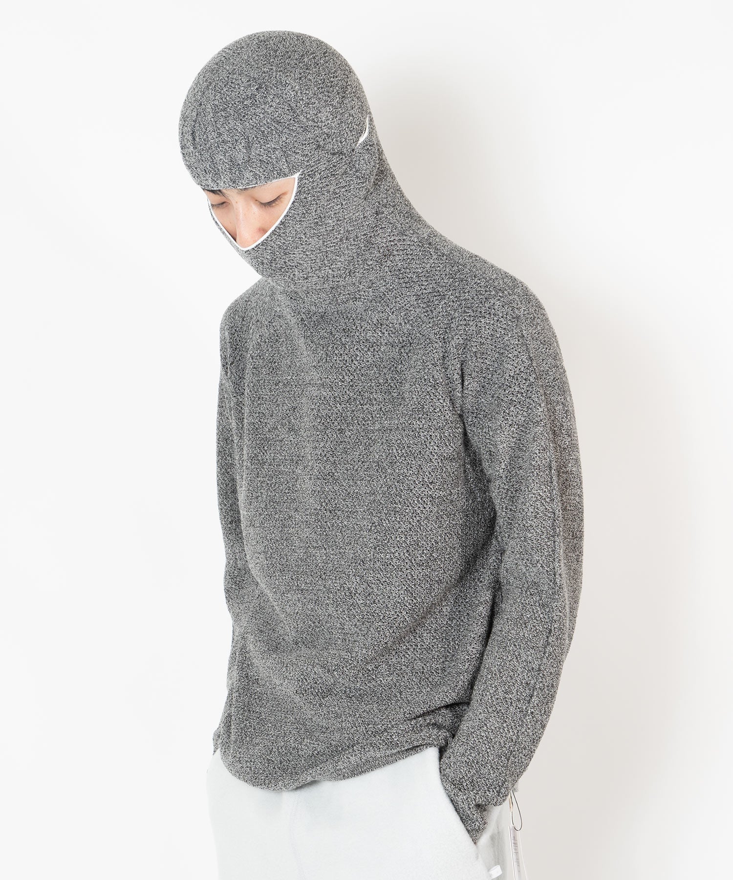 Perforated Wholegarment Knit T