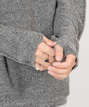 Perforated Wholegarment Knit T