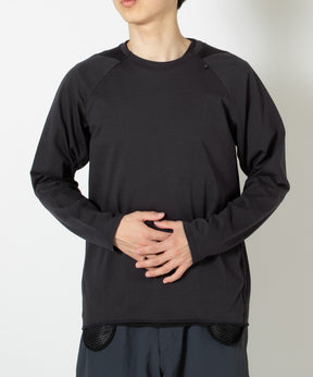 Paneled Mesh L/S Top