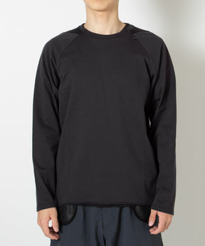 Paneled Mesh L/S Top