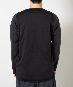 Paneled Mesh L/S Top