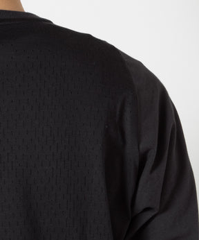 Paneled Mesh L/S Top