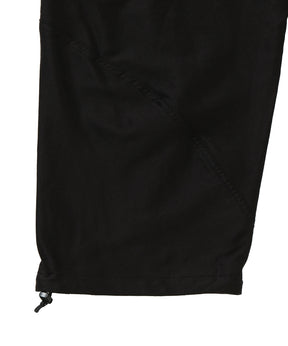 Cotton Silk Blend Helicoid Wide Pants