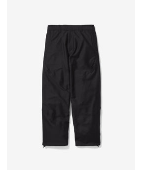 Cotton Silk Blend Helicoid Wide Pants