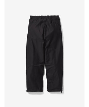Cotton Silk Blend Helicoid Wide Pants