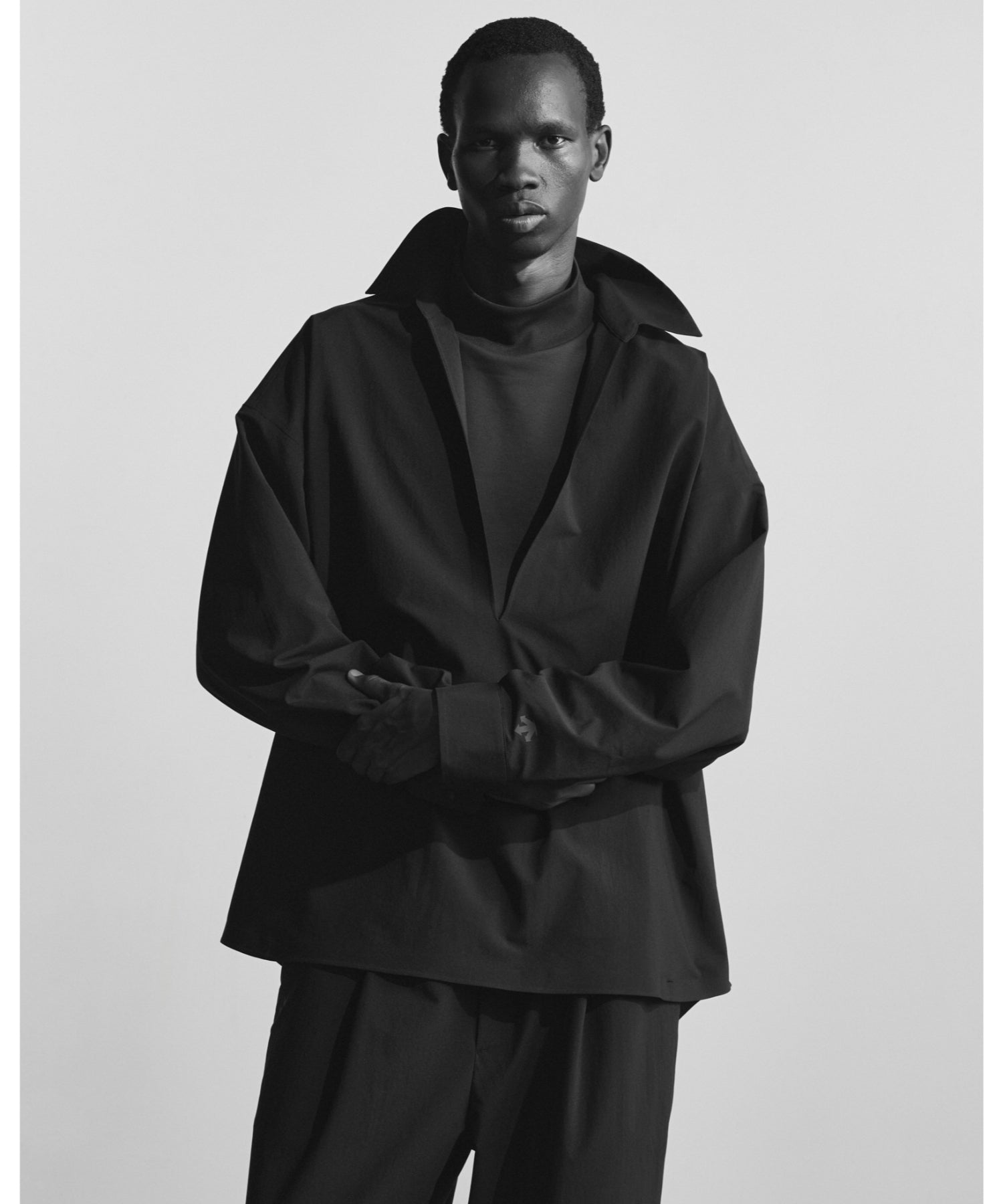 DESCENTE for Graphpaper L/S Mock Neck Tee