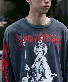 LS TEE / SAINT IS A KISS / BLACK