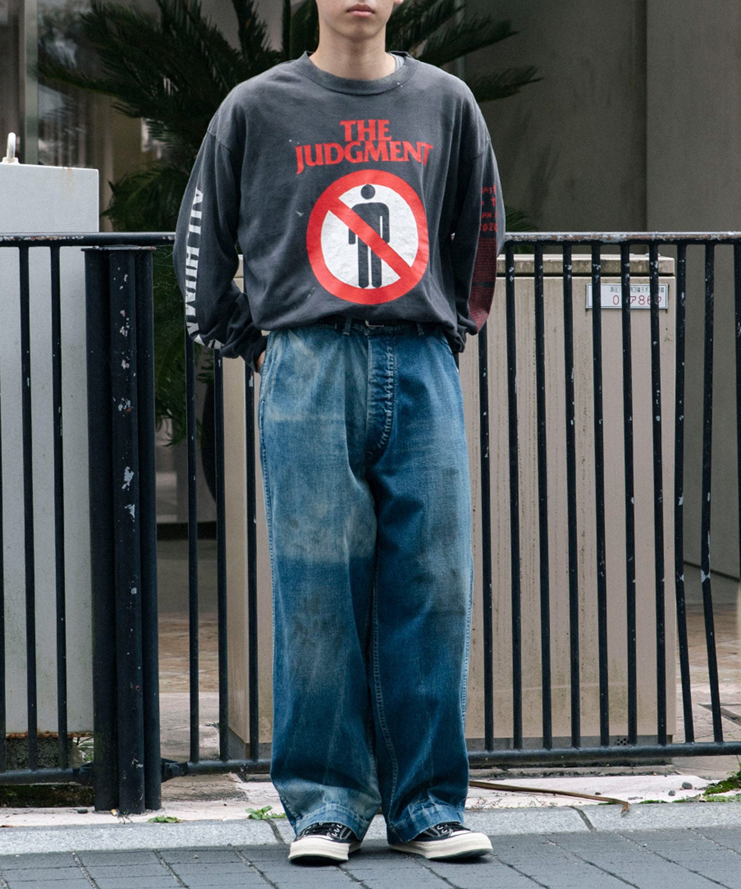 LS TEE / THE JUDGMENT / BLACK