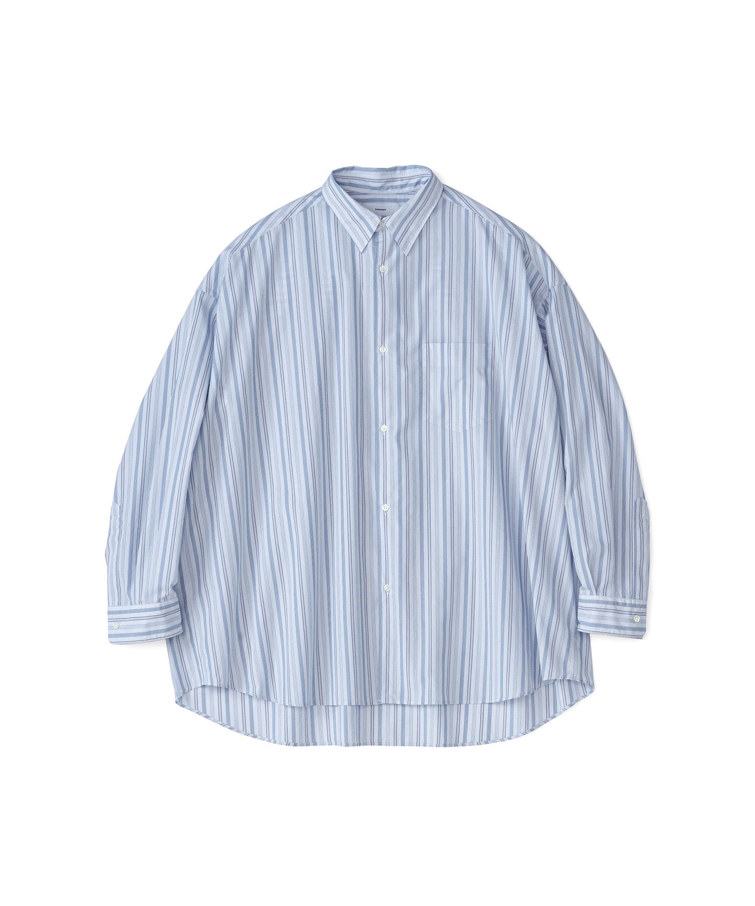 Broad L/S Oversized Regular Collar Shirt