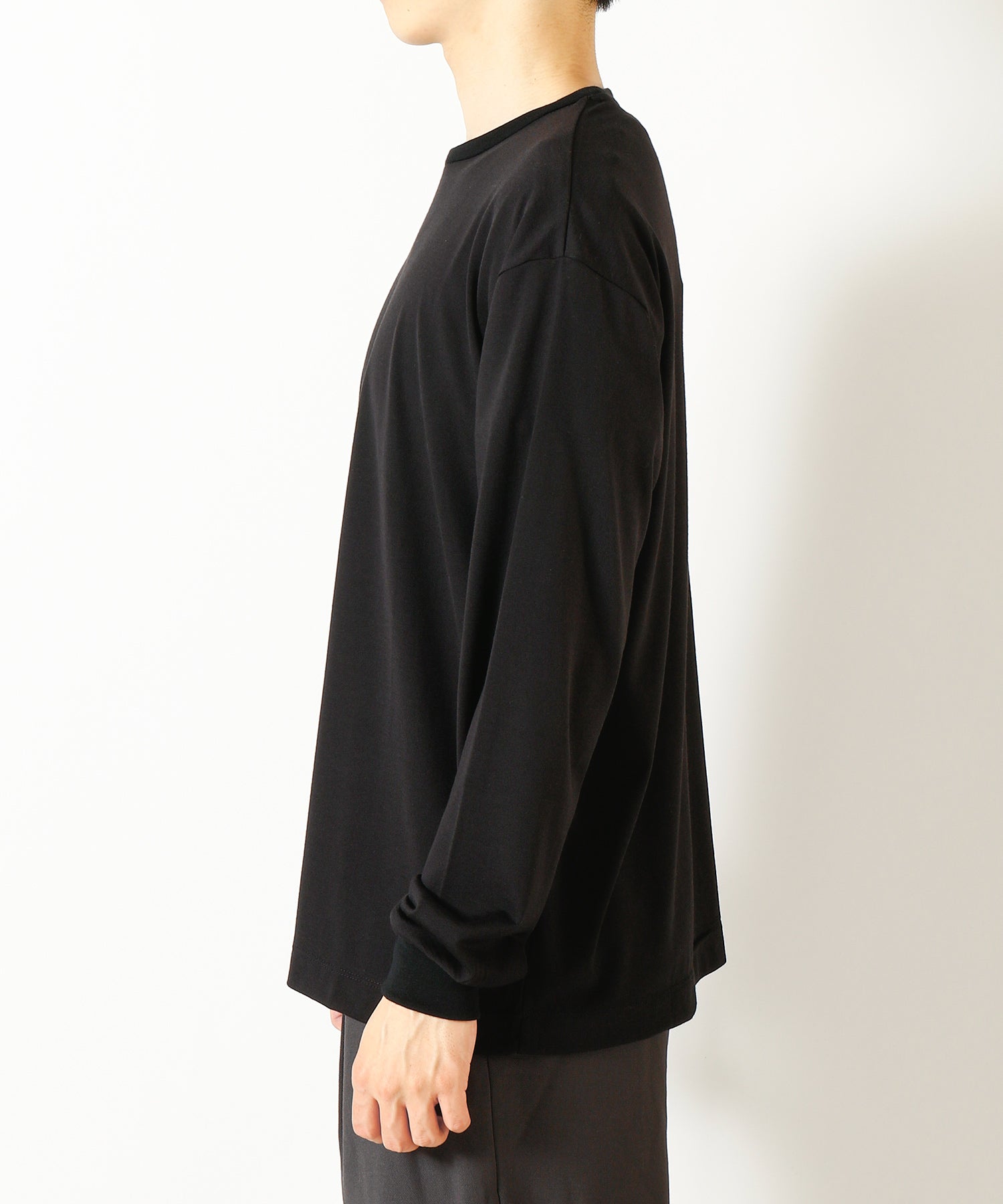 Super 160S Wool Washable Knit / Long Sleeve Tee