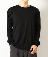Super 160S Wool Washable Knit / Long Sleeve Tee