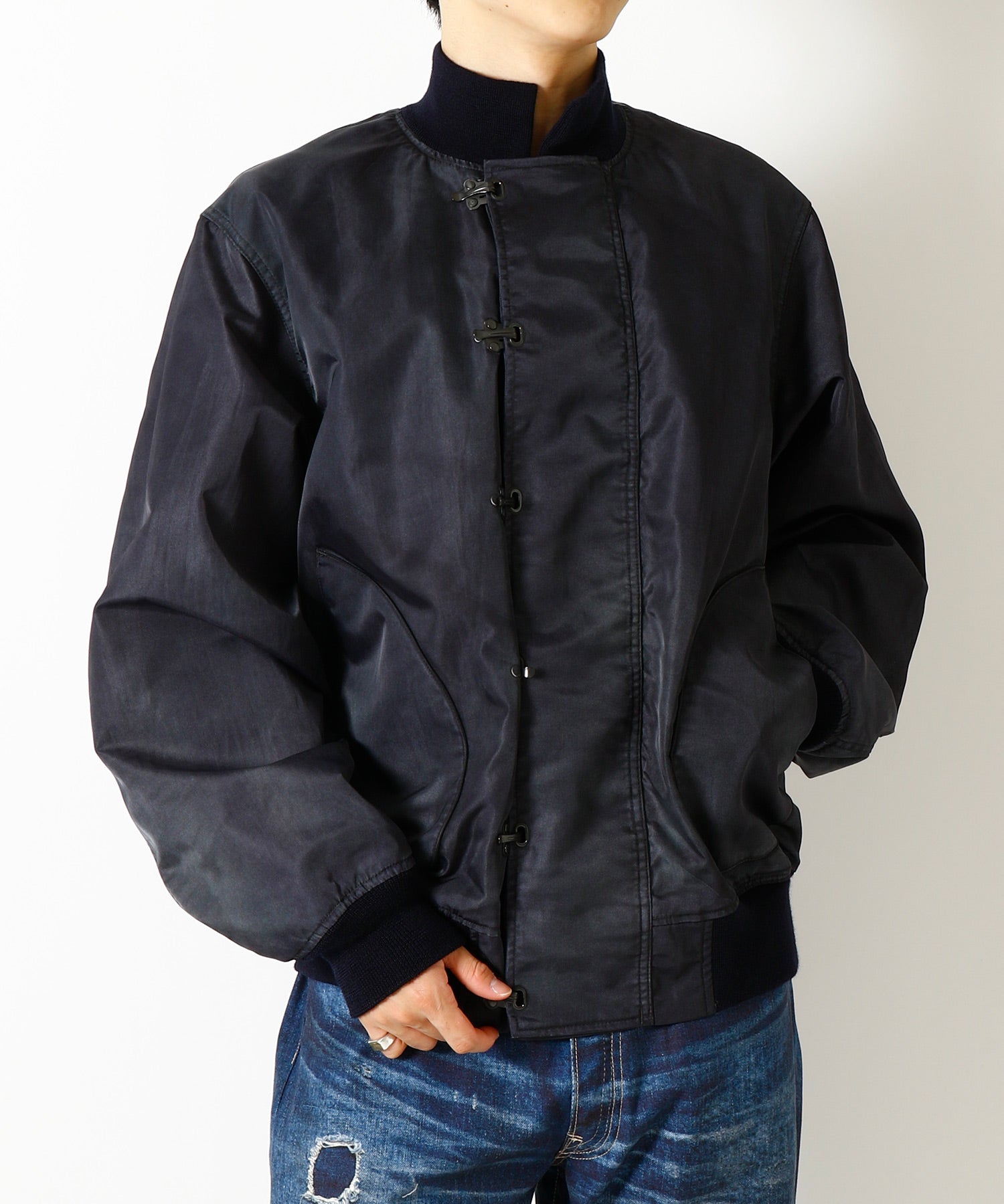 ジャケット ナイロンツイル 転写プリント New Manual Wネーム - eYe