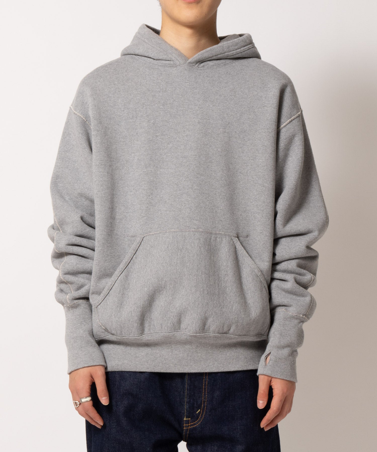 Split Raglan Sleeve Hoodie