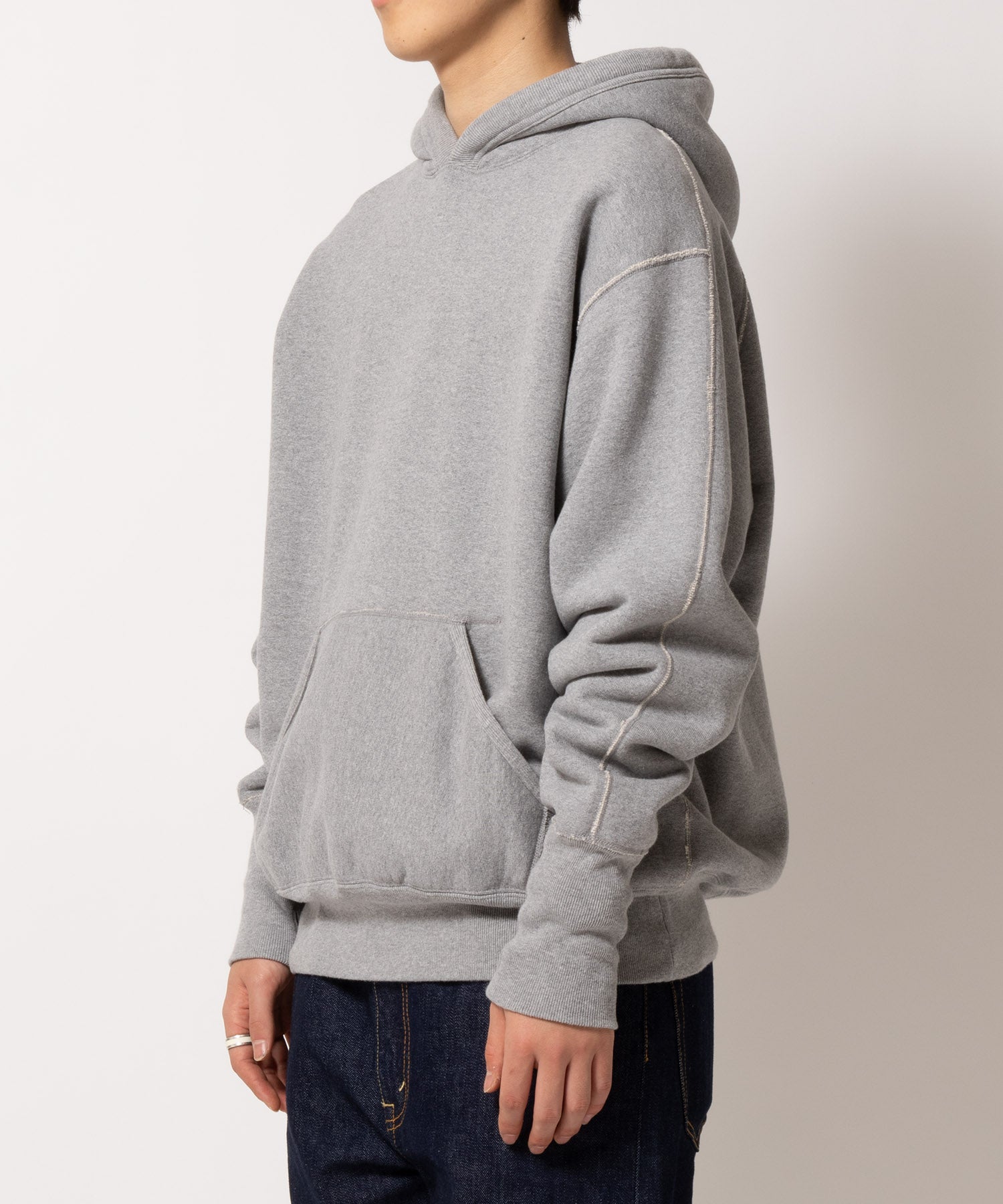 Split Raglan Sleeve Hoodie