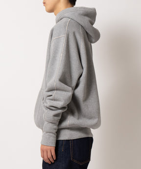 Split Raglan Sleeve Hoodie