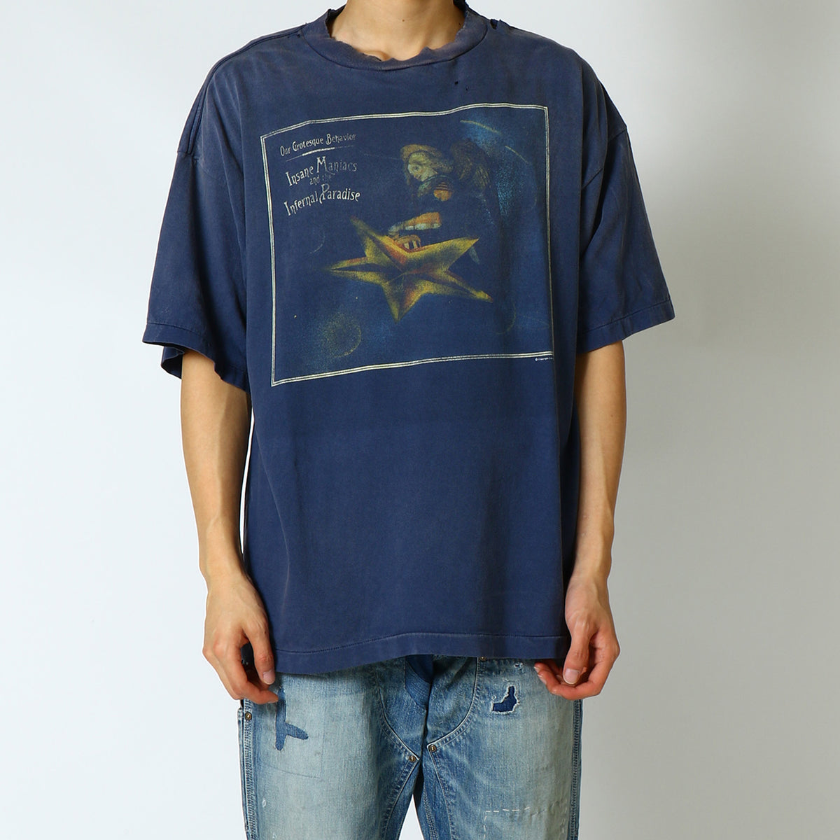 激レア❣️BLUE CROSS ヴィンテージTシャツ＆ズボンセット Mサイズ 激レア❣️BLUE CROSS ヴィンテージTシャツ＆ズボンセット Mサイズ