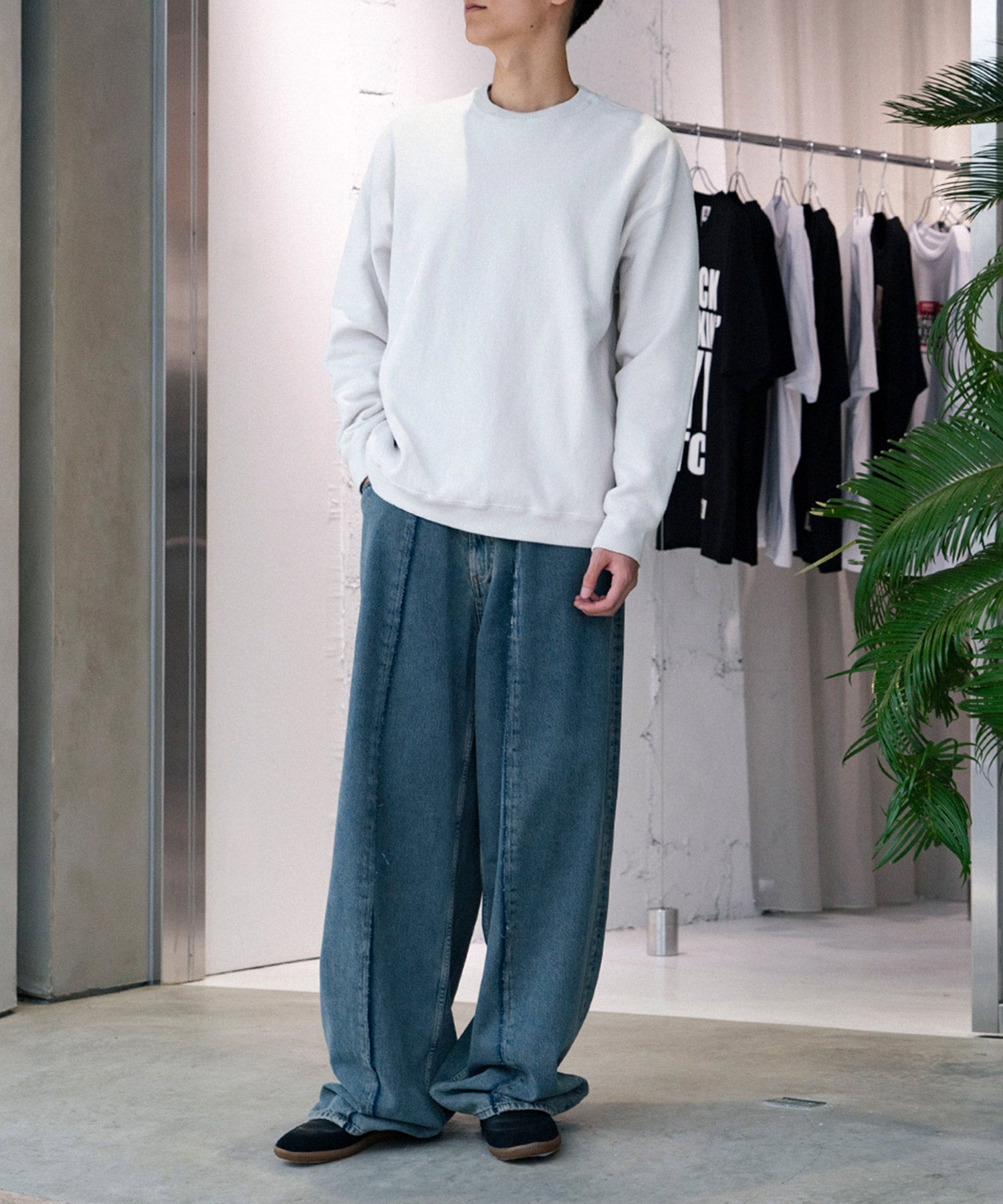 NATURAL DYED URAKE | OVERSIZED SWEAT SHIRT
