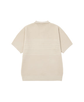 MEGABLAST KNIT POLO TOP