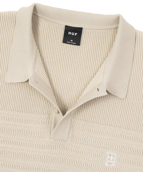 MEGABLAST KNIT POLO TOP