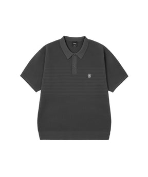 MEGABLAST KNIT POLO TOP
