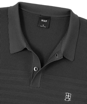 MEGABLAST KNIT POLO TOP