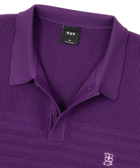 MEGABLAST KNIT POLO TOP