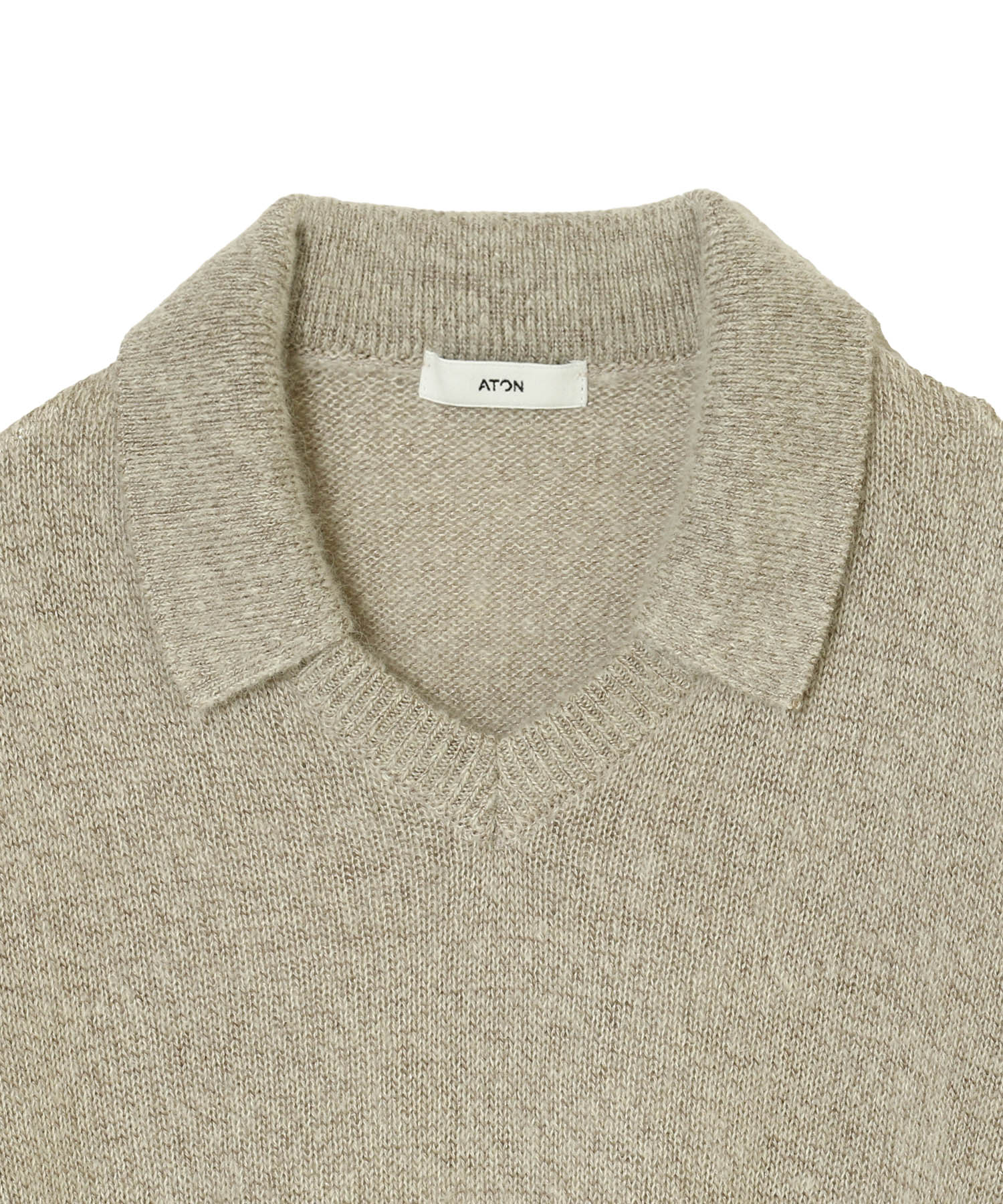 SILK ALPACA | POLO SWEATER