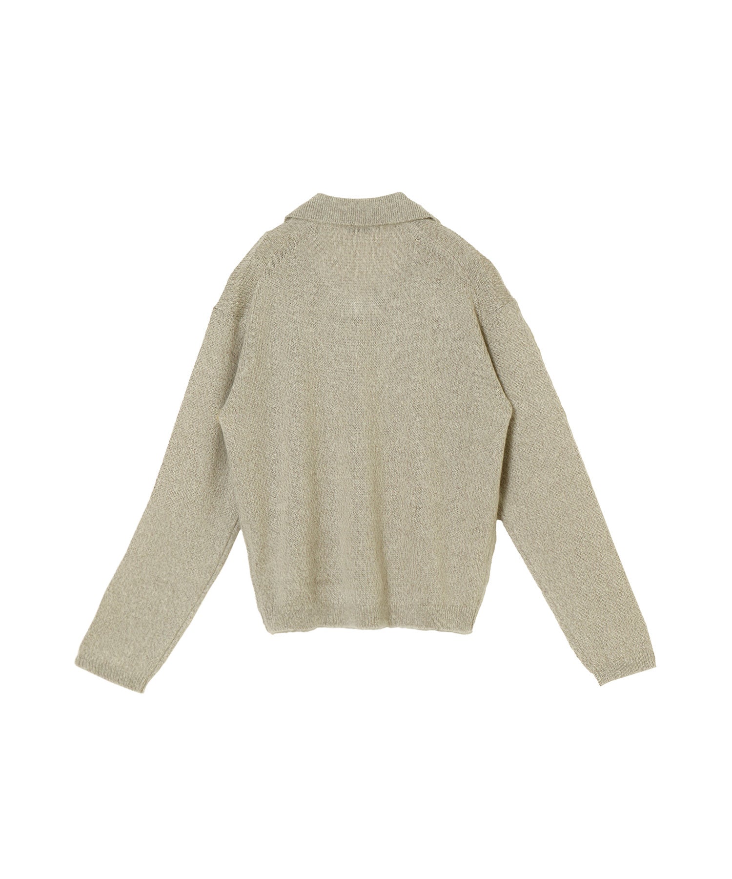 SILK ALPACA | POLO SWEATER