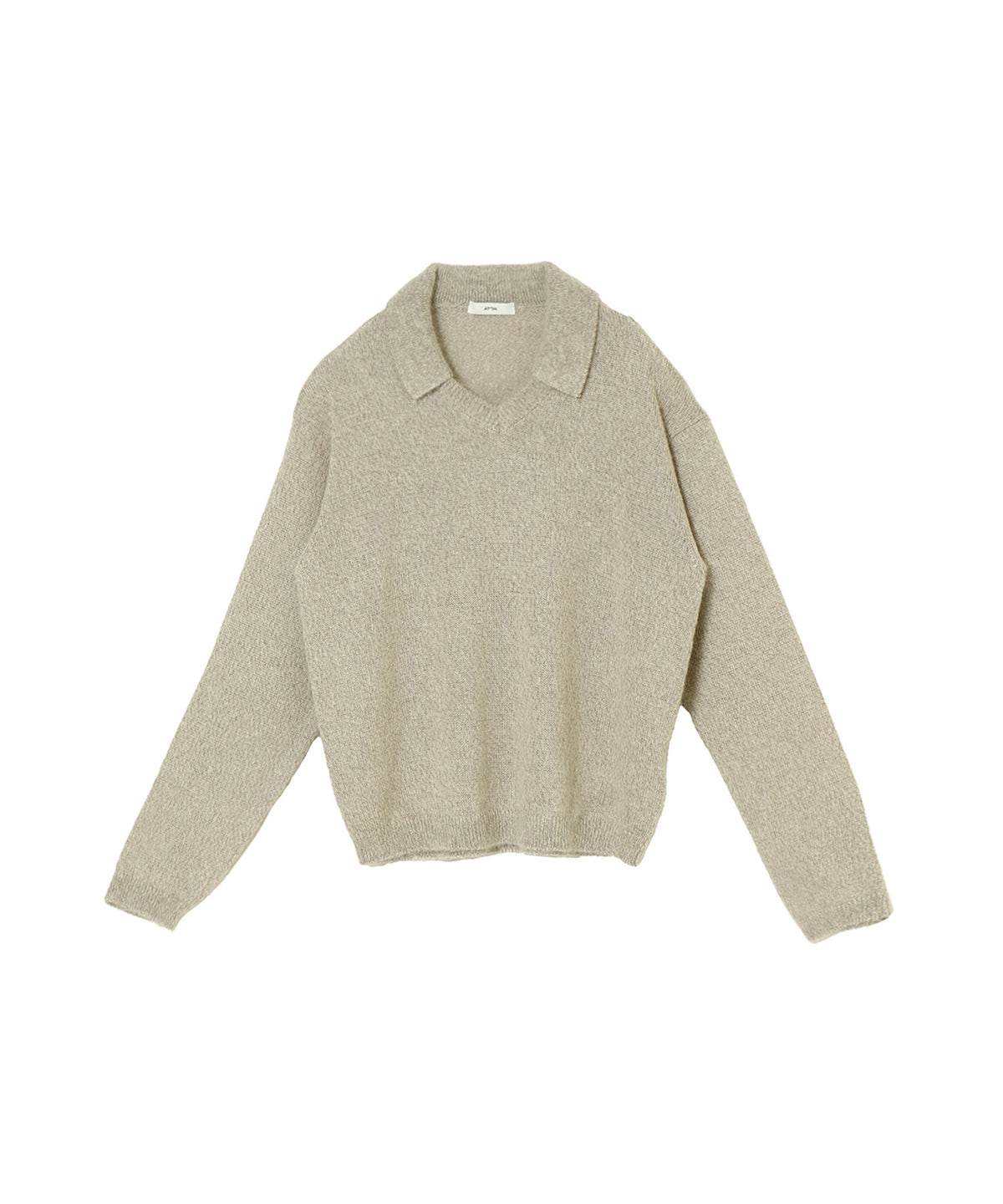 SILK ALPACA | POLO SWEATER