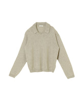 SILK ALPACA | POLO SWEATER