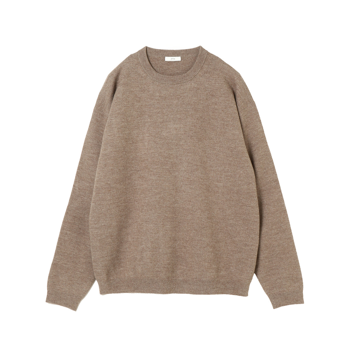 FINE WOOL MELTON | CREWNECK SWEATER - ATON (エイトン) - tops