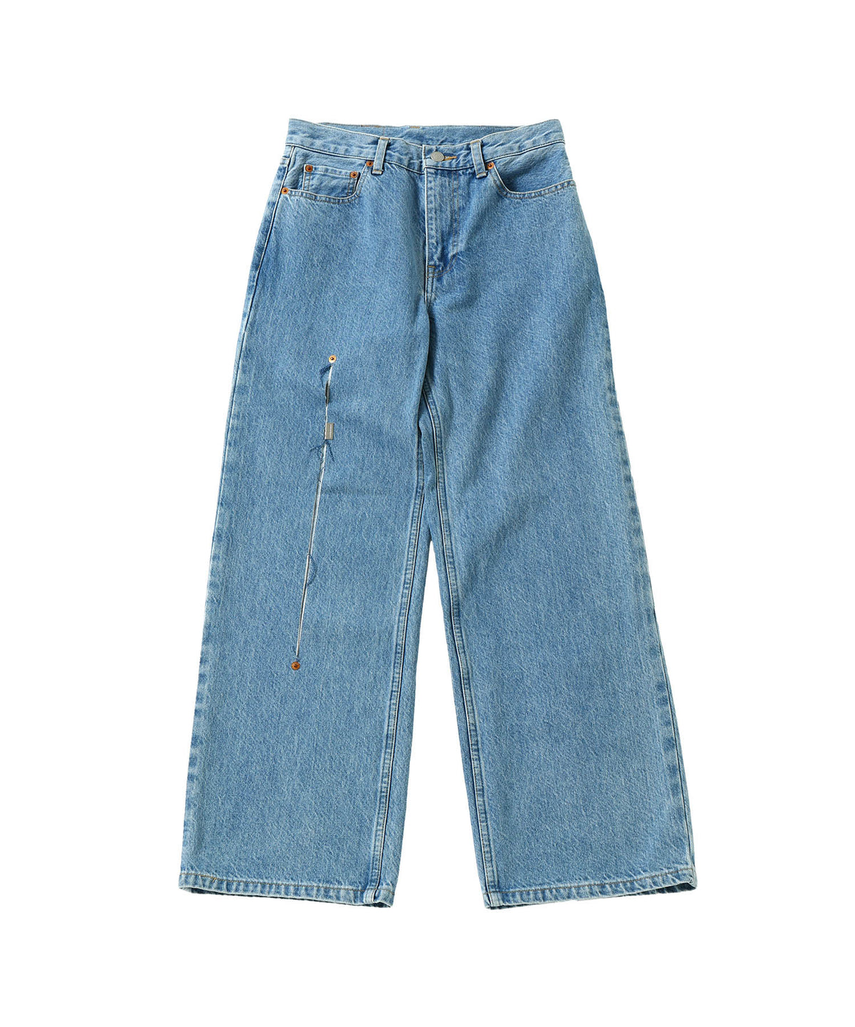 Peephole Denim Pants