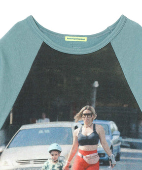 RAGLAN PRINT TEE