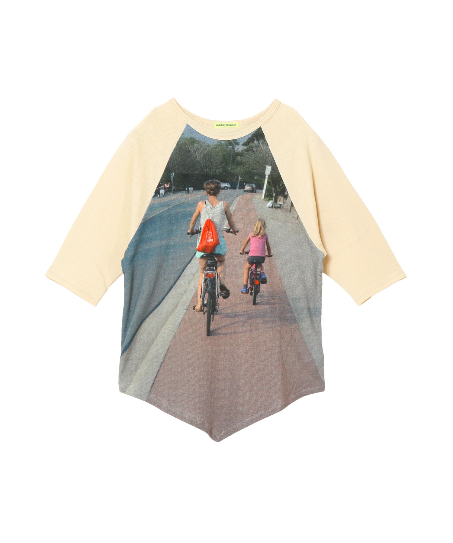 Kotohayokozawa トップス RAGLAN PRINT TEE - kotohayokozawa (コトハヨコザワ) - tops