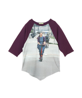 RAGLAN PRINT TEE