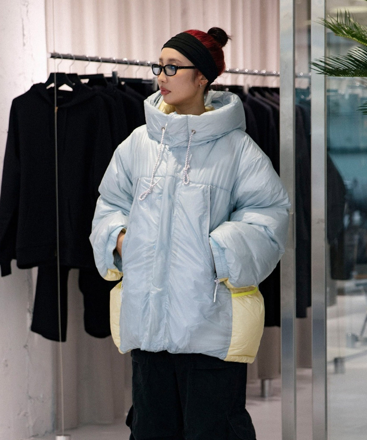 bp×NANGA sleeping bag down coat