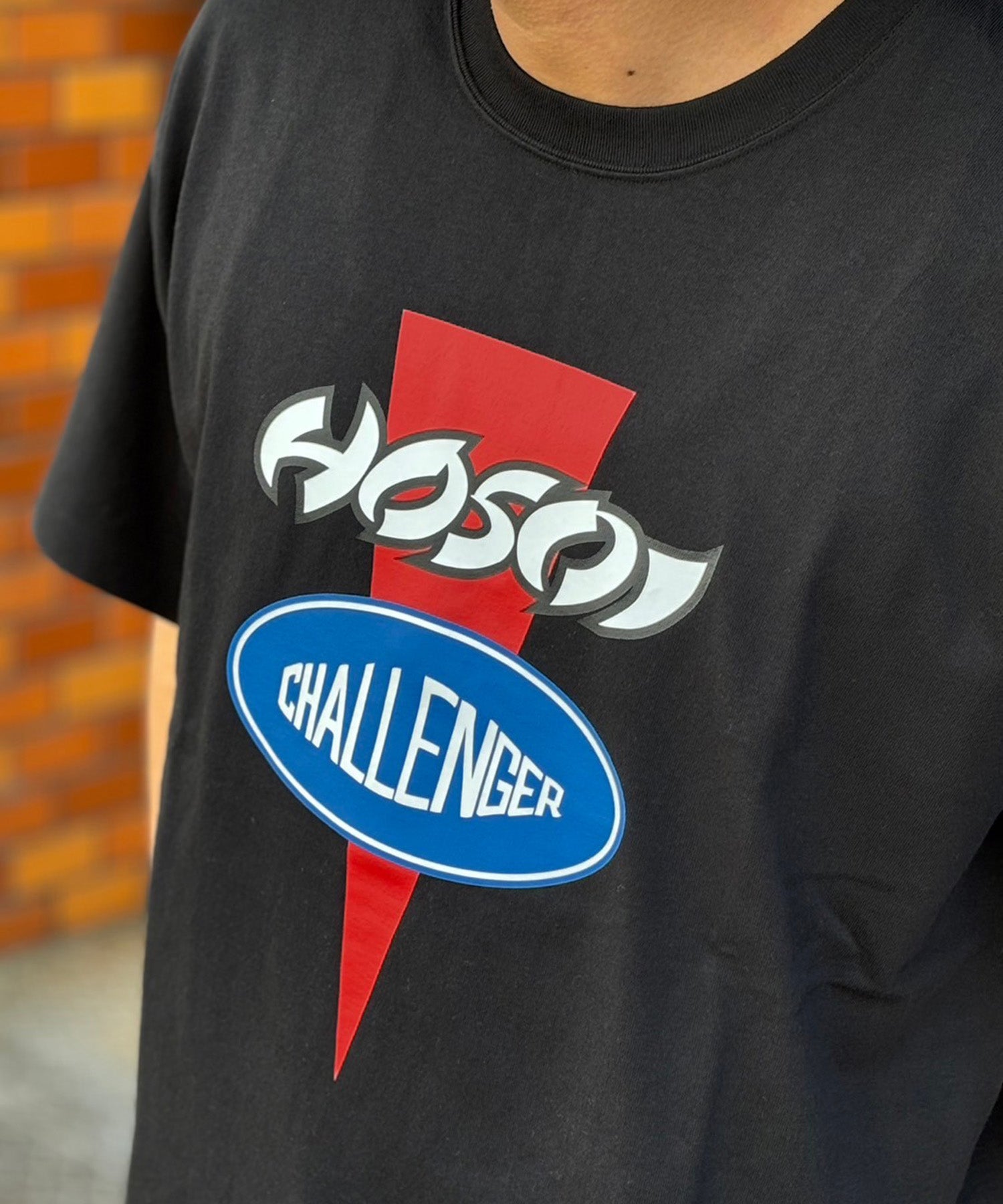 HOSOI x CHALLENGER FRONT LOGO S/S TEE