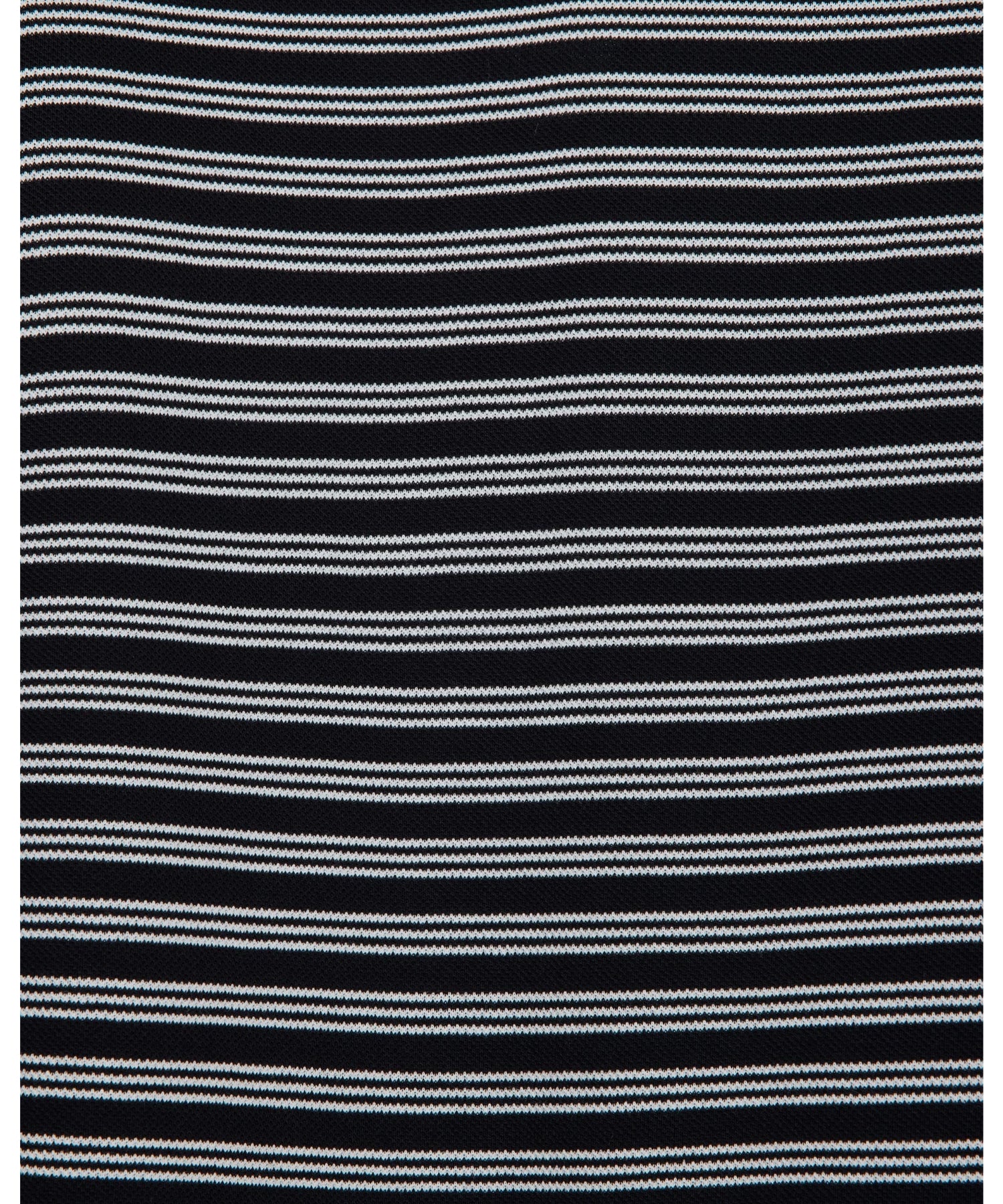 40//1 Organic Cotton High Twisted Pique One Button Tee S/S