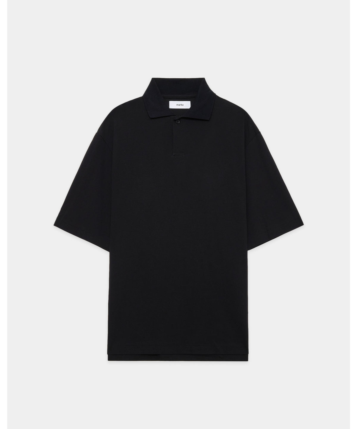 40//1 Organic Cotton High Twisted Pique One Button Tee S/S