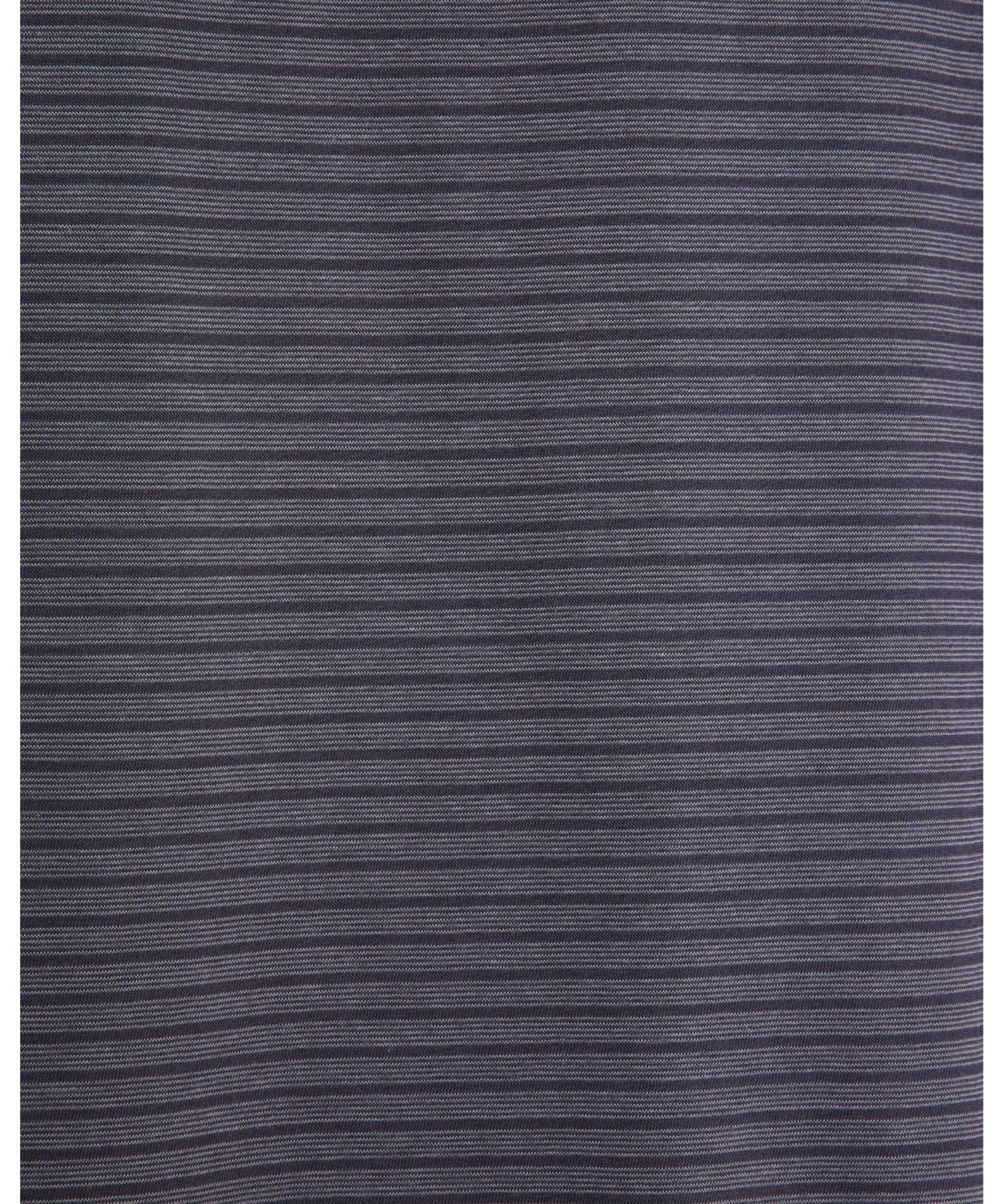 Organic Cotton High Twist Knit Border / Crew Neck Tee