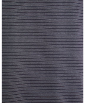 Organic Cotton High Twist Knit Border / Crew Neck Tee