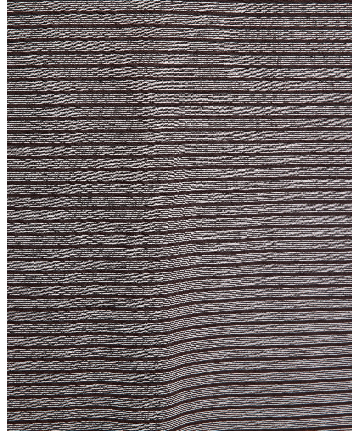 Organic Cotton High Twist Knit Border / Crew Neck Tee