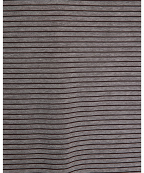 Organic Cotton High Twist Knit Border / Crew Neck Tee
