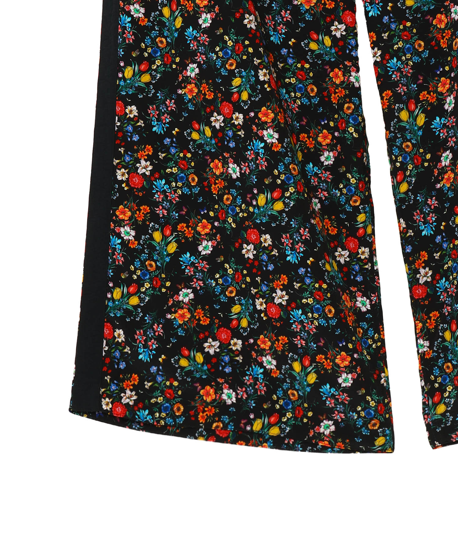 SIDE LINE WIDE PANTS (FLOWER)