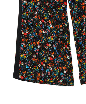 SIDE LINE WIDE PANTS (FLOWER)