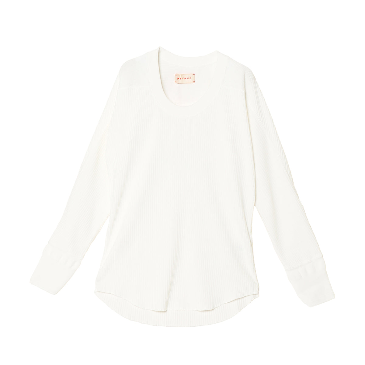 OBLONG NECK PULLOVER - MEYAME (メヤメ) - tops (トップス) | FIGURE